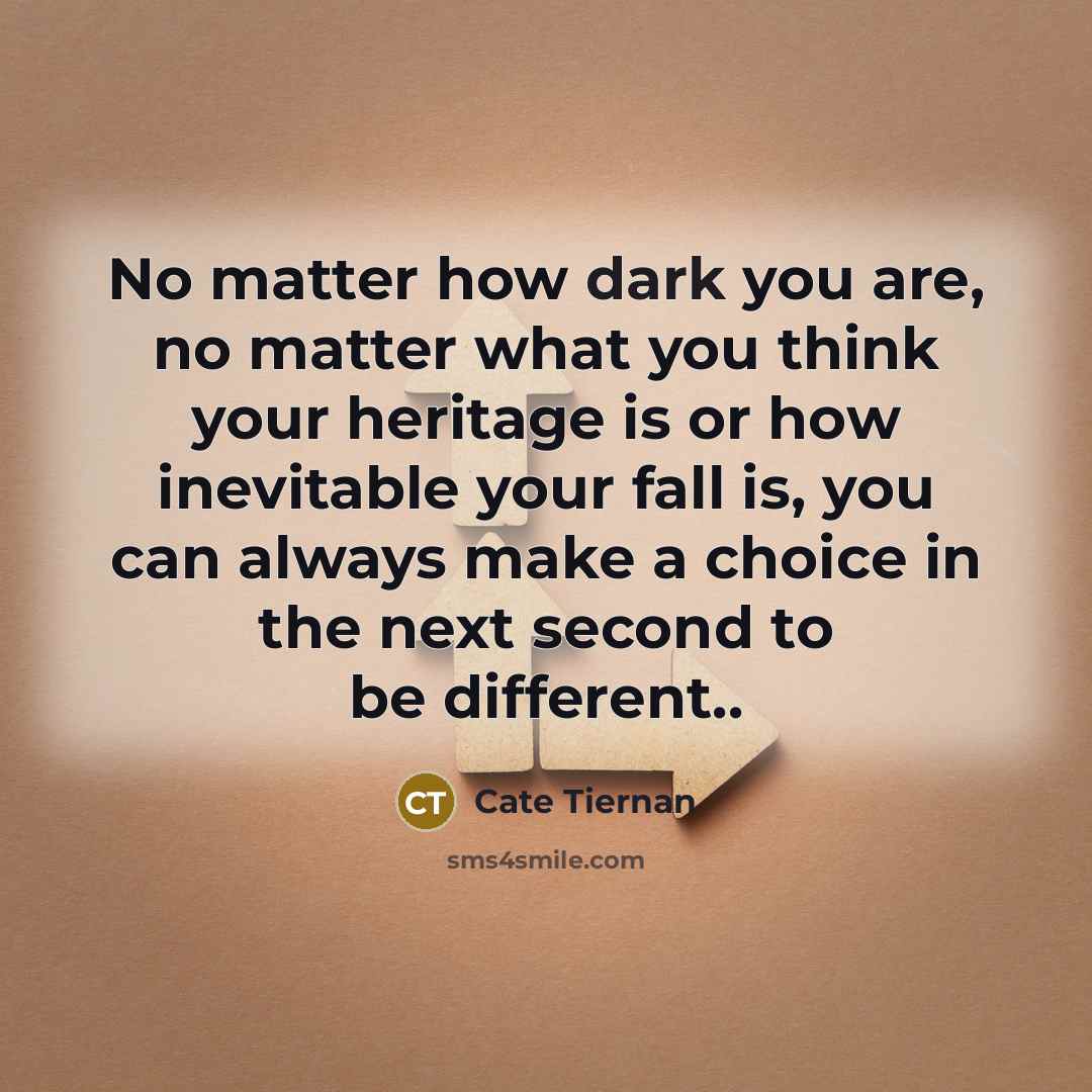 “No matter how dark you are, no matter what you…” quote by Cate Tiernan