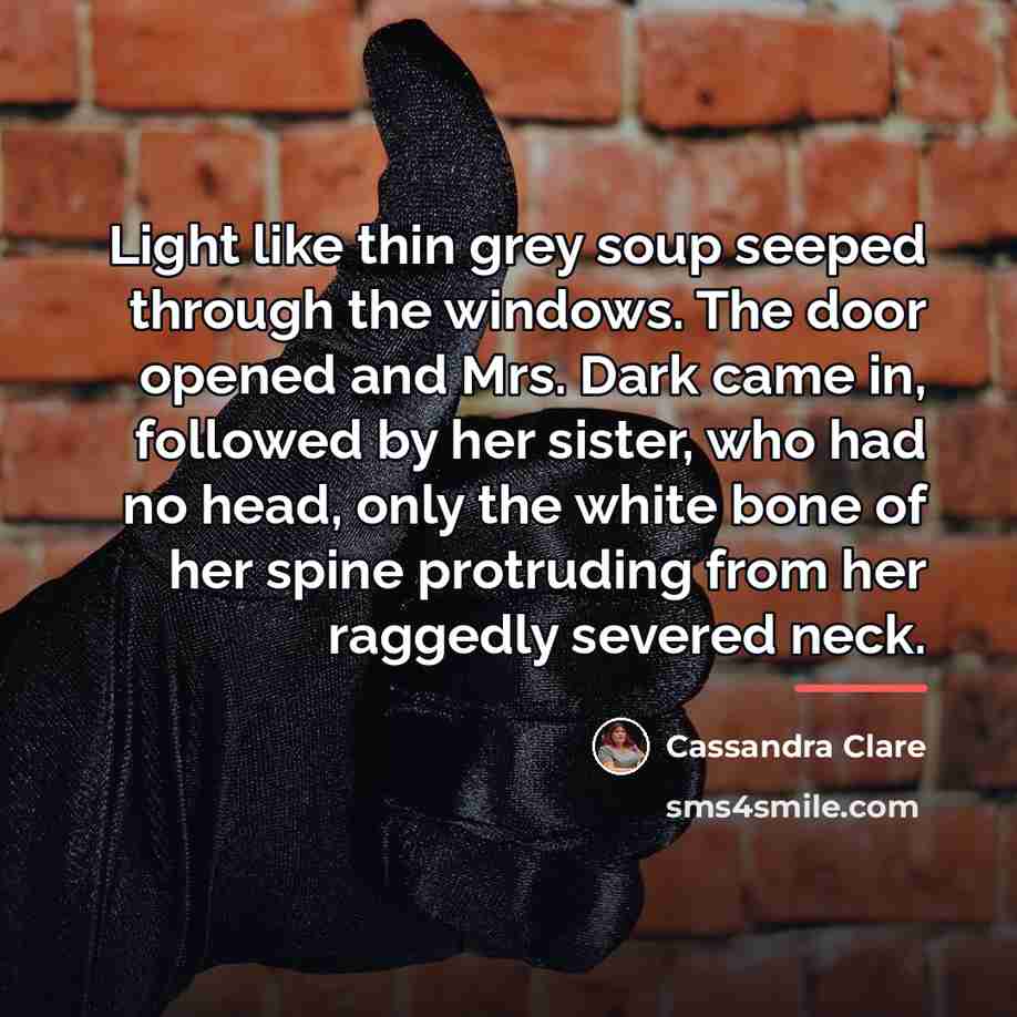 “Light like thin grey soup seeped through the windows. The…” quote by Cassandra Clare