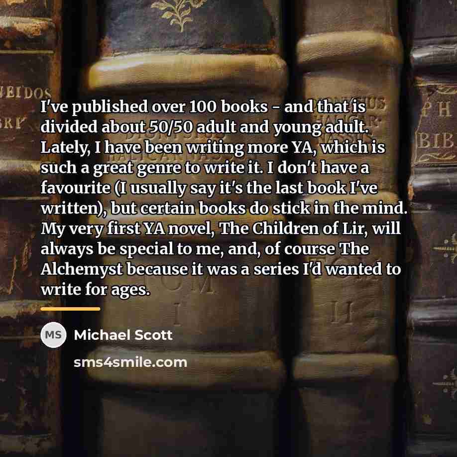 “I've published over 100 books - and that is divided…” quote by Michael Scott