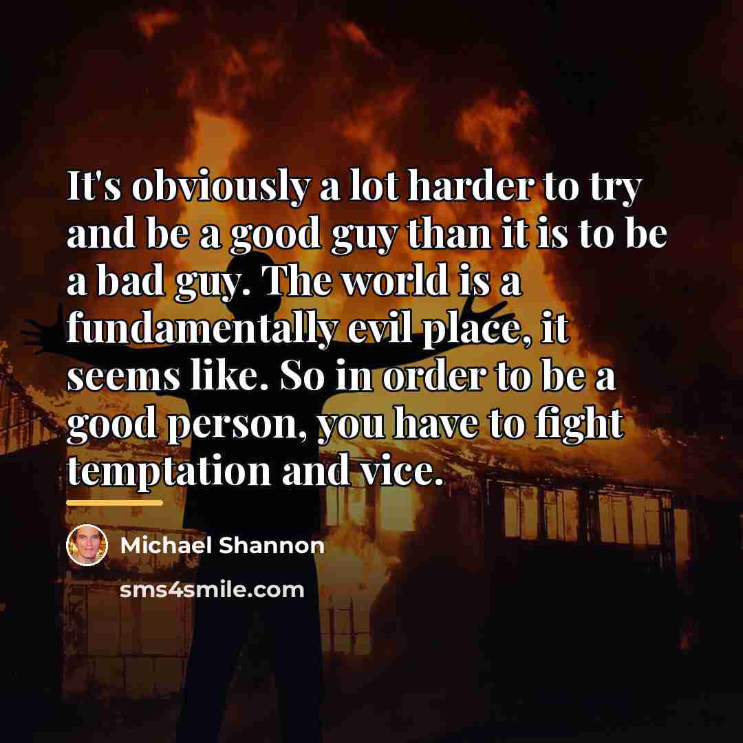 “It's obviously a lot harder to try and be a…” quote by Michael Shannon