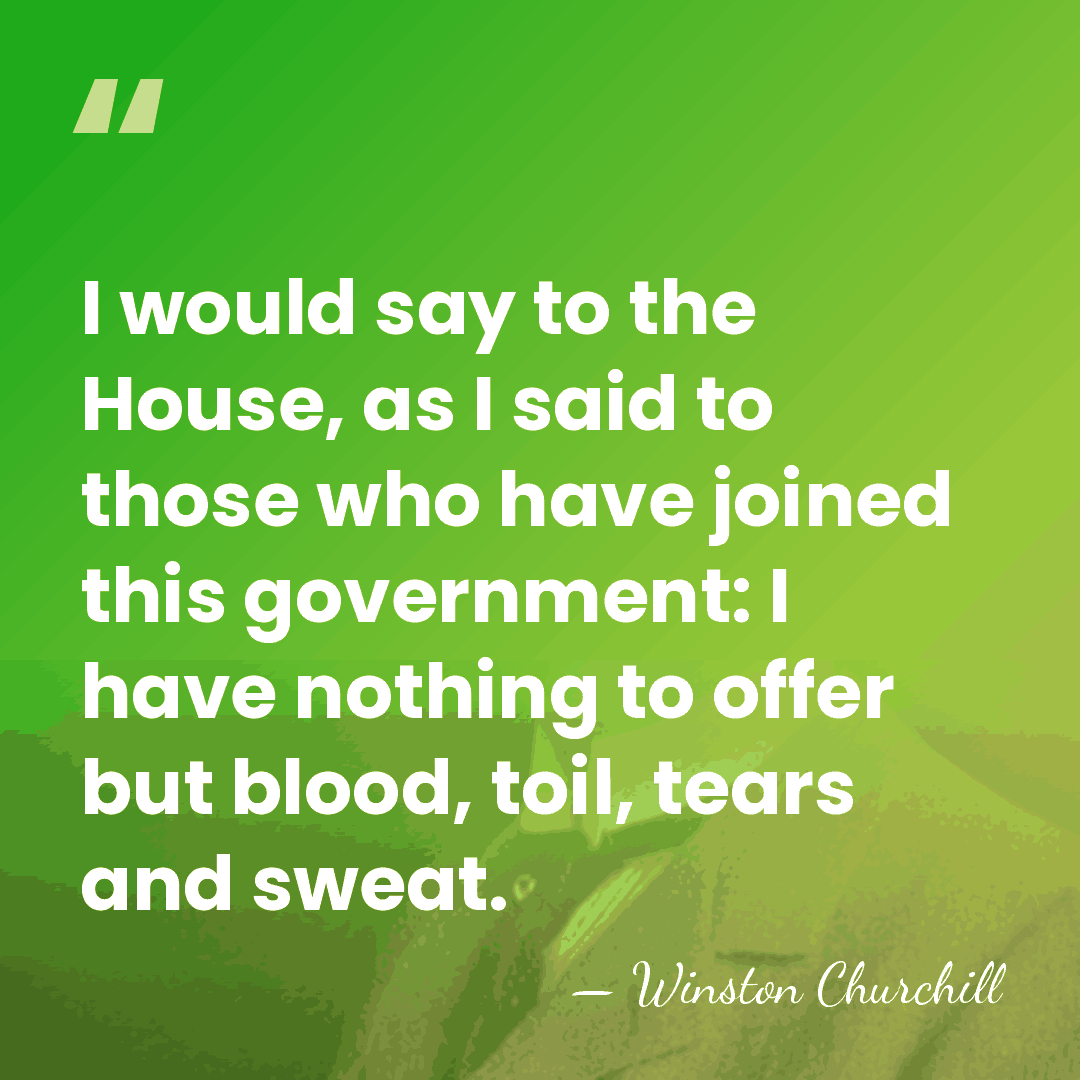 I would say to the House, as I said to those who&hellip; - Winston Churchill