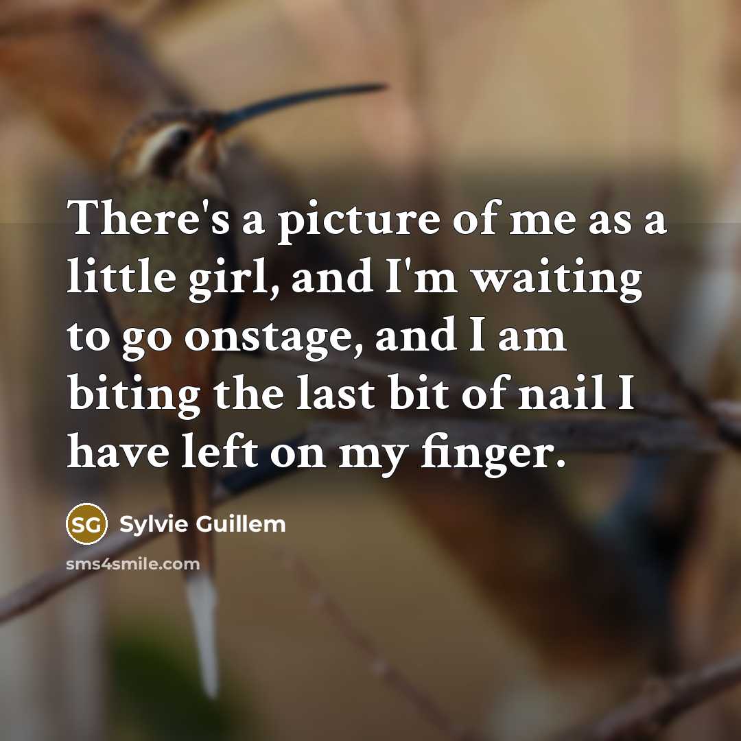 “There's a picture of me as a little girl, and…” quote by Sylvie Guillem