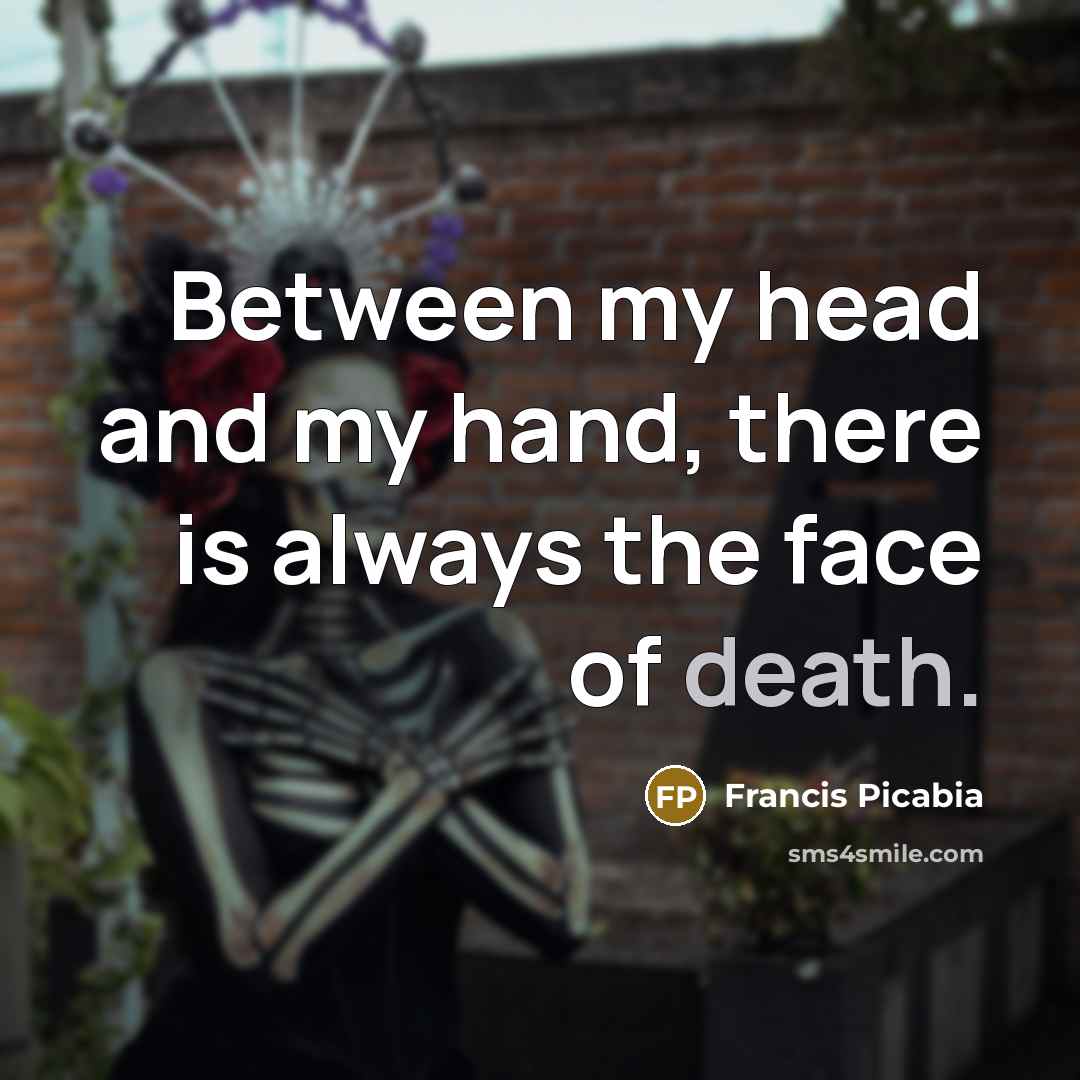“Between my head and my hand, there is always the…” quote by Francis Picabia