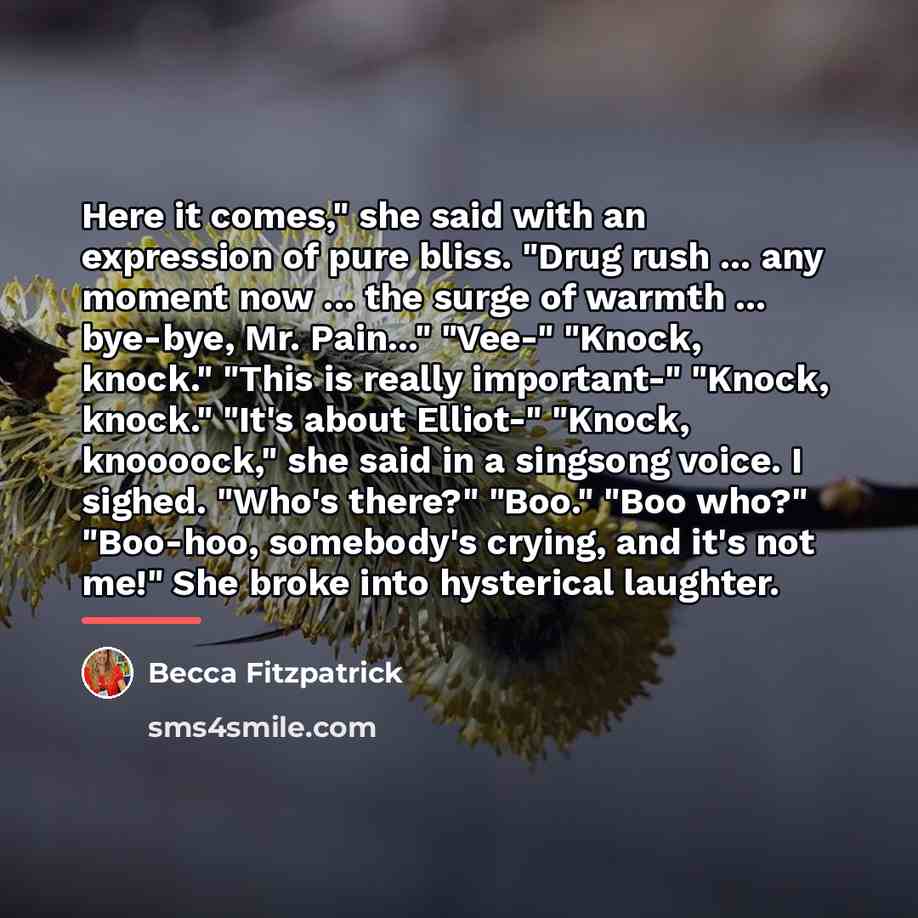 “Here it comes," she said with an expression of pure…” quote by Becca Fitzpatrick