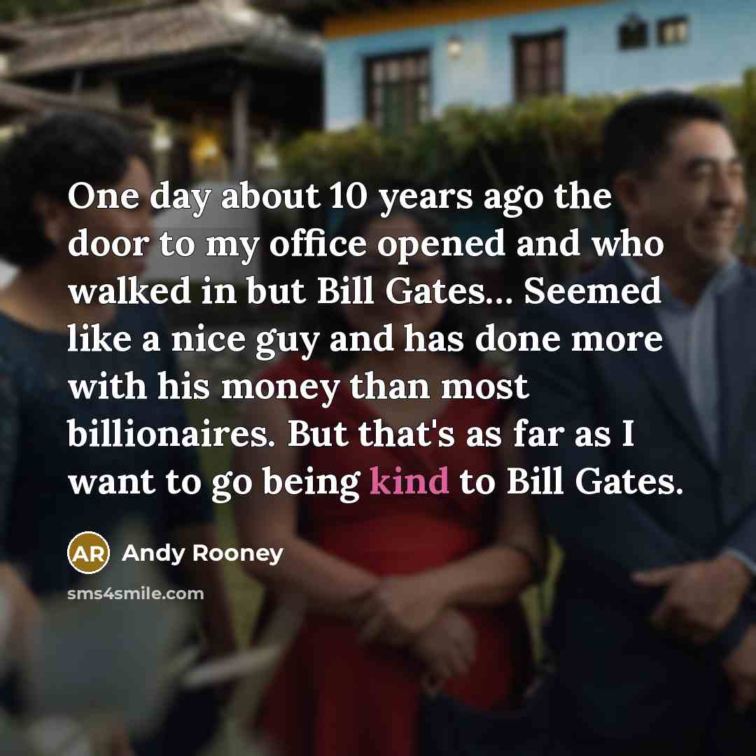 “One day about 10 years ago the door to my…” quote by Andy Rooney