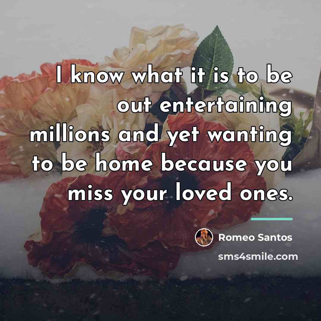 “I know what it is to be out entertaining millions…” quote by Romeo Santos