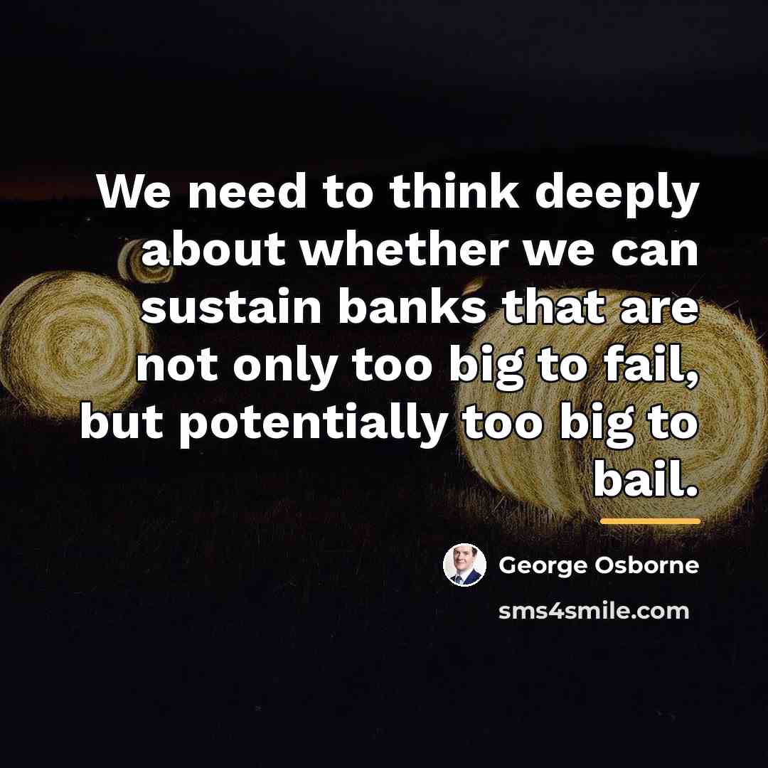 “We need to think deeply about whether we can sustain…” quote by George Osborne