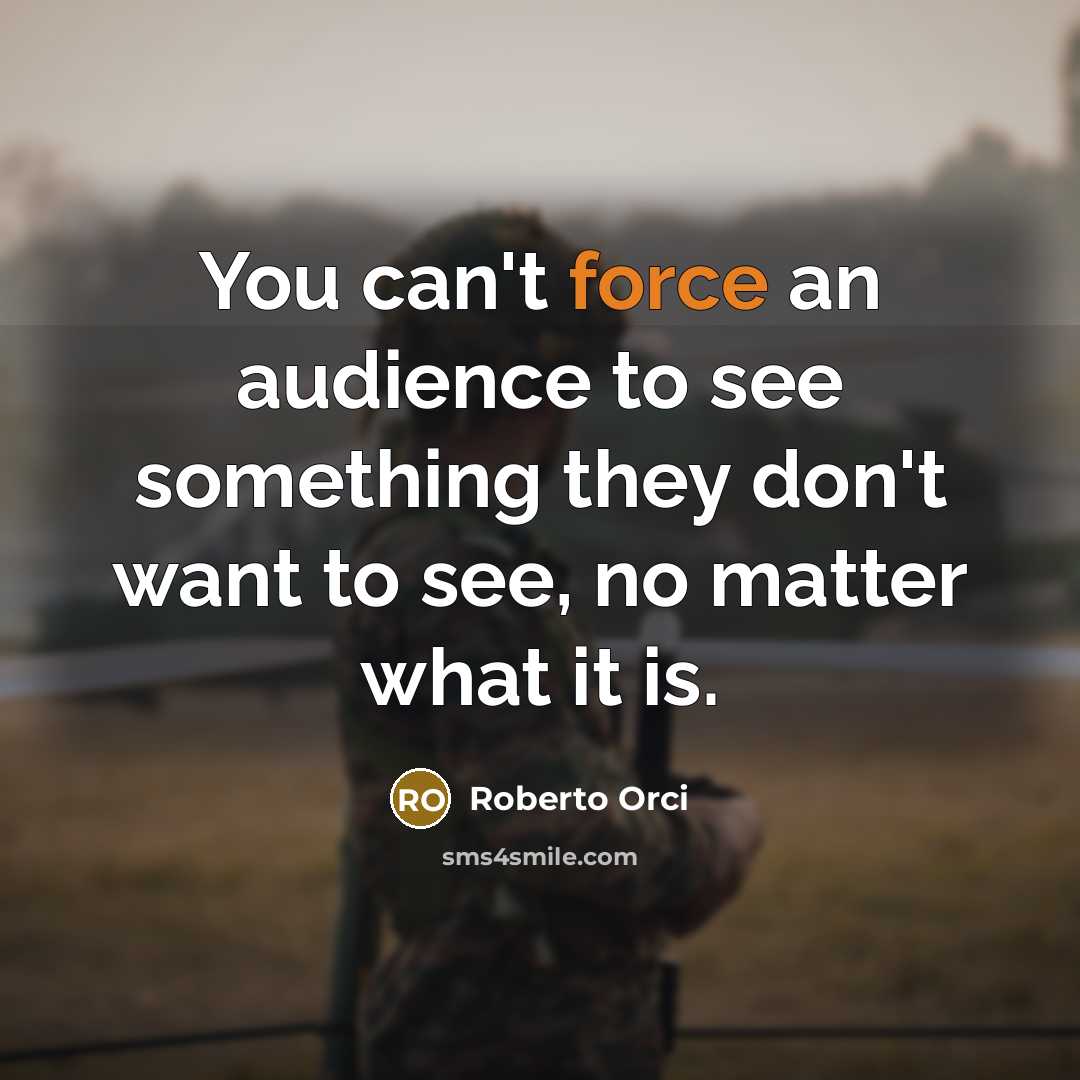 “You can't force an audience to see something they don't…” quote by Roberto Orci