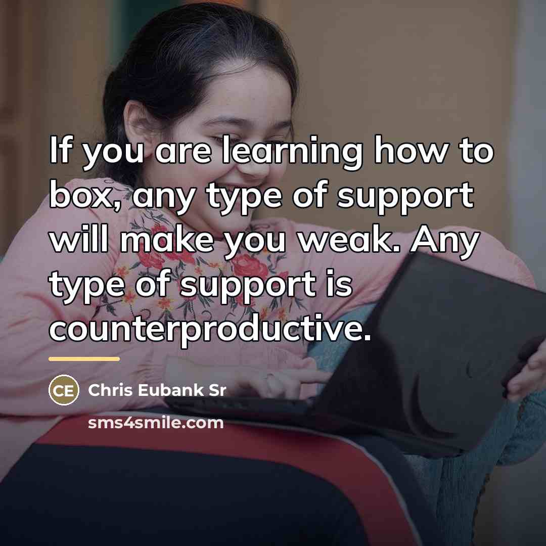 “If you are learning how to box, any type of…” quote by Chris Eubank Sr