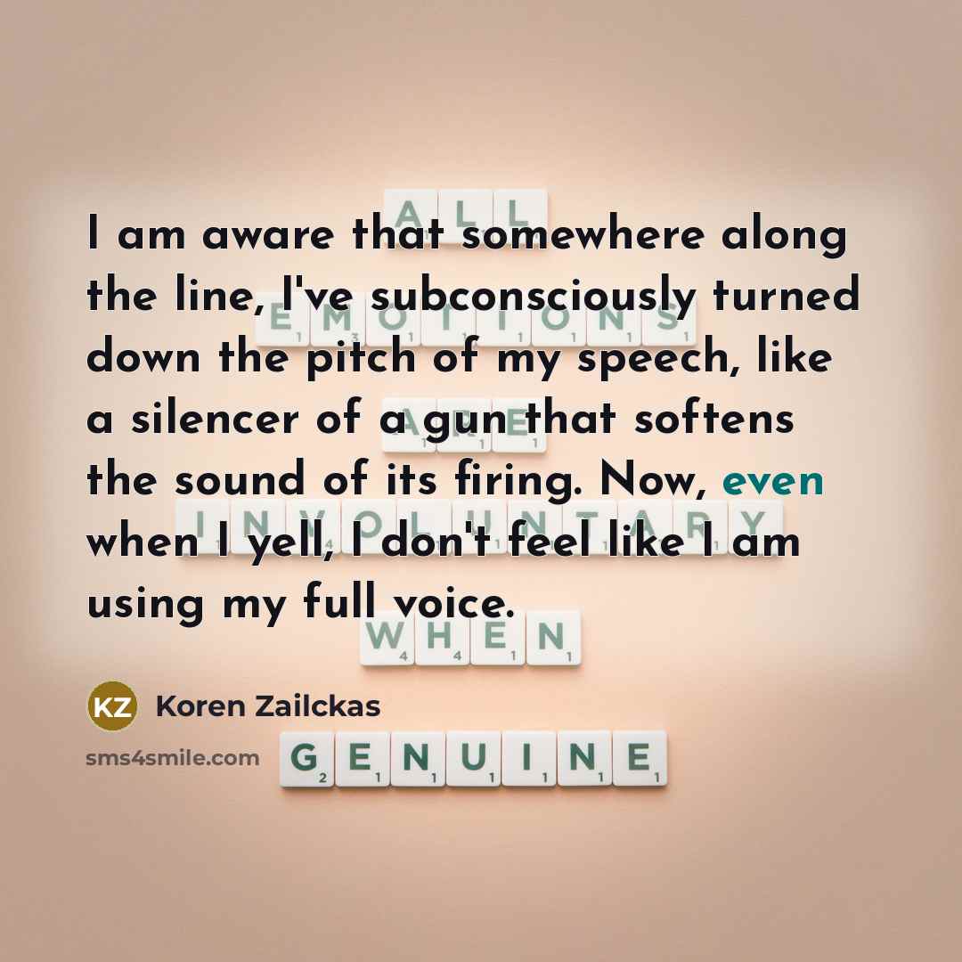 “I am aware that somewhere along the line, I've subconsciously…” quote by Koren Zailckas