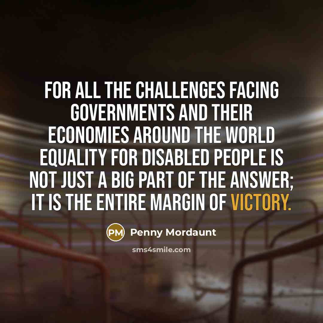 “For all the challenges facing governments and their economies around…” quote by Penny Mordaunt
