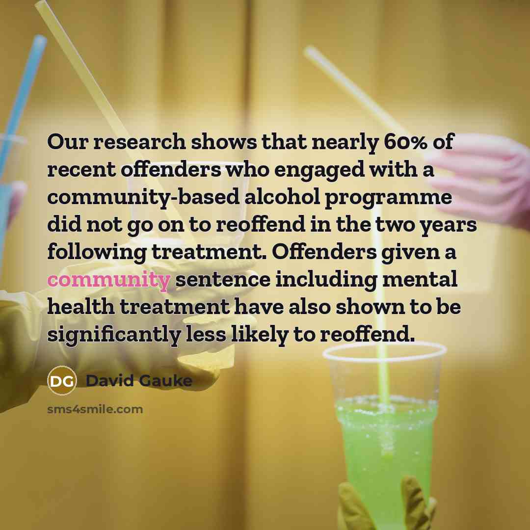 “Our research shows that nearly 60% of recent offenders who…” quote by David Gauke