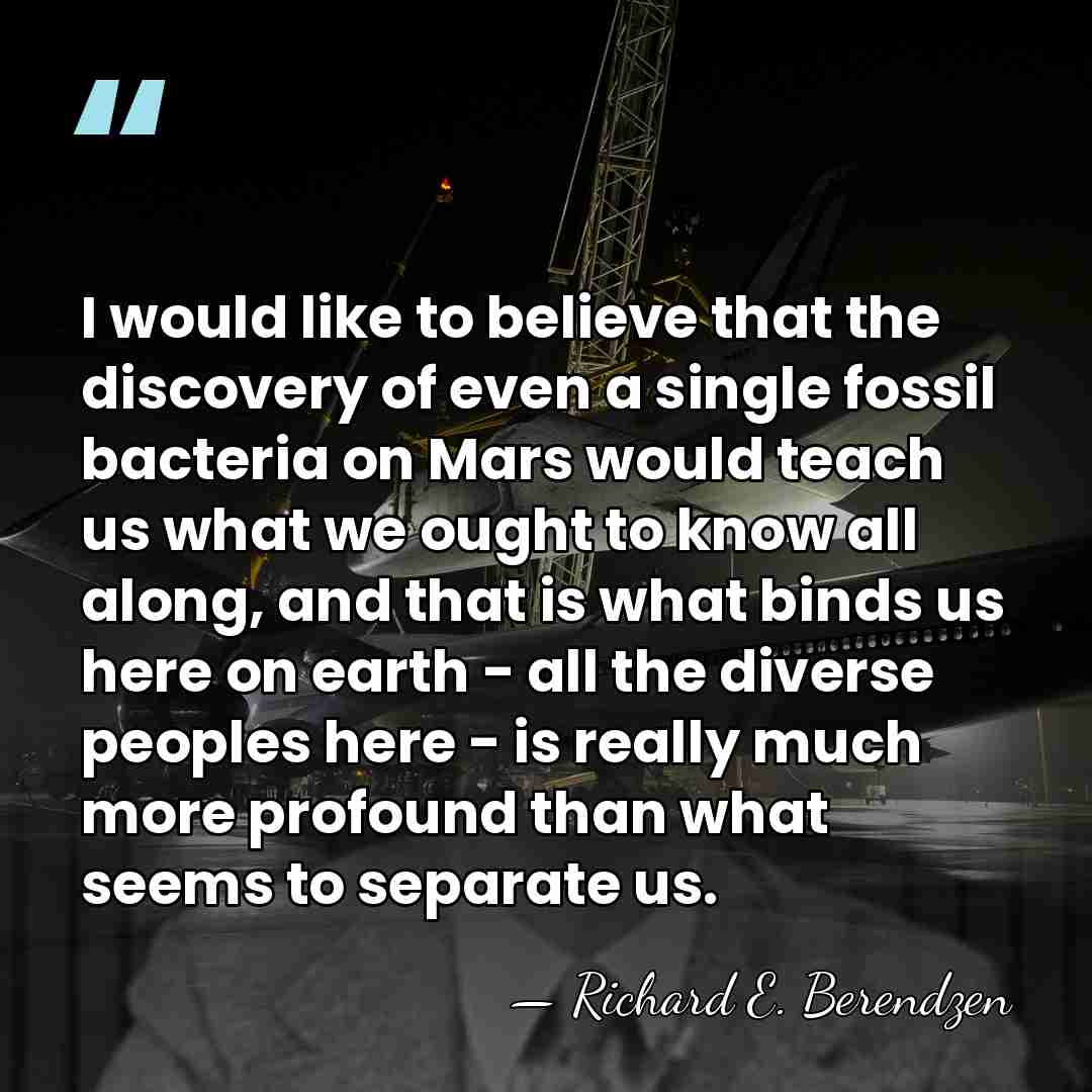 I would like to believe that the discovery of even a single&hellip; - Richard E. Berendzen