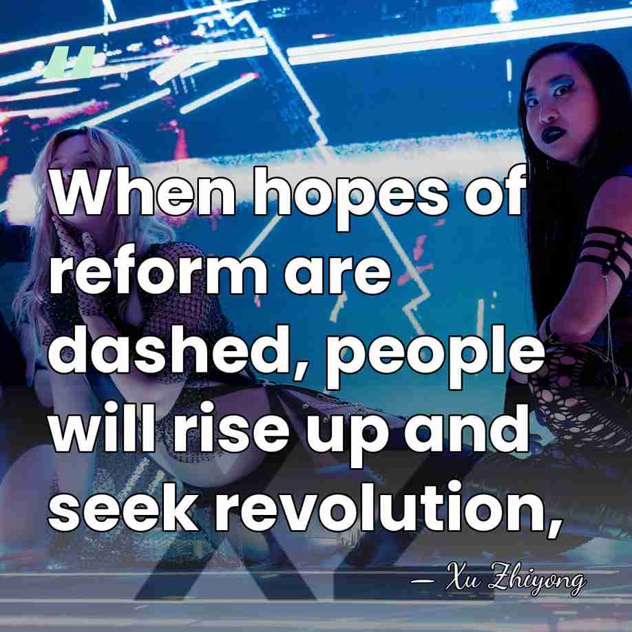 When hopes of reform are dashed, people will rise up and seek&hellip; - Xu Zhiyong