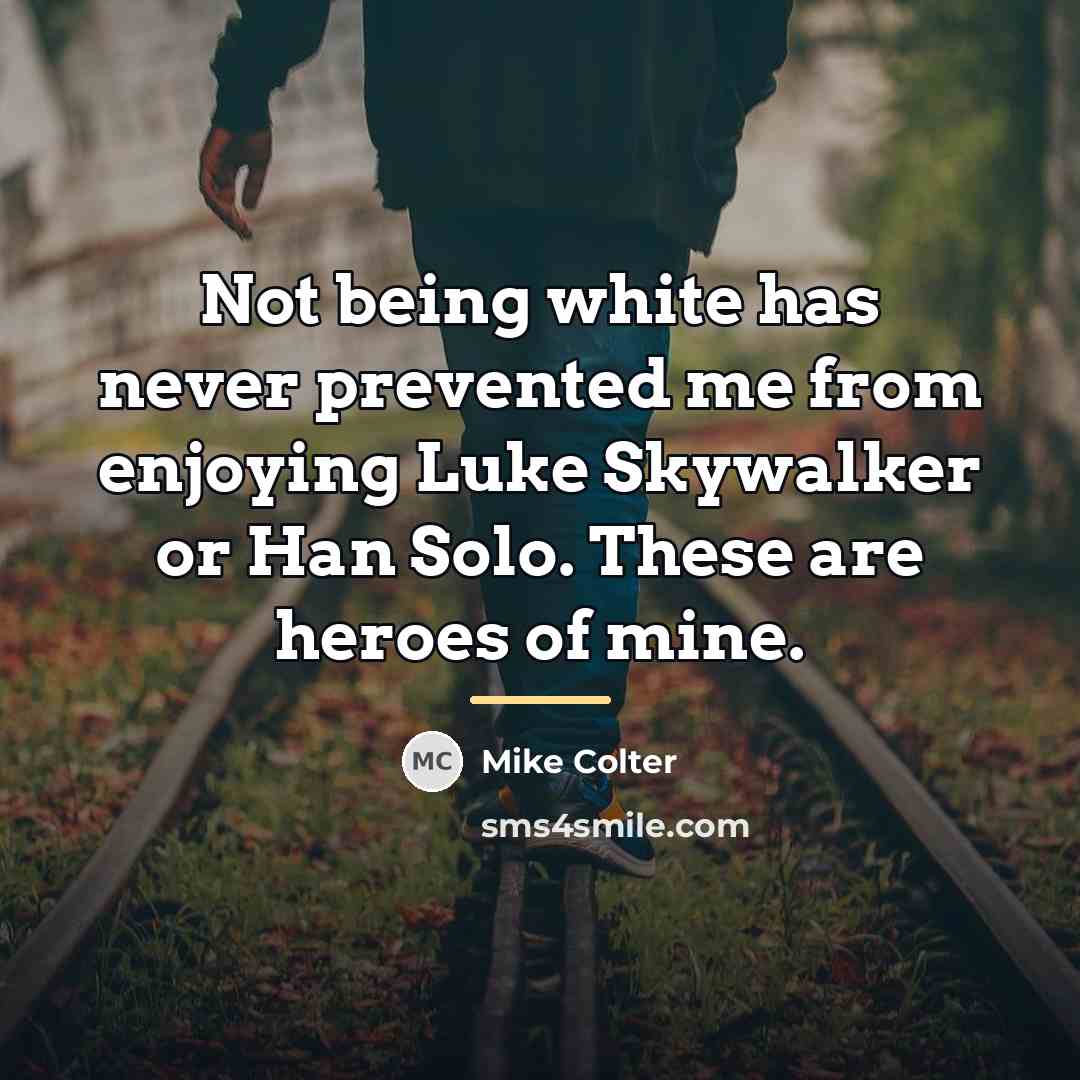 “Not being white has never prevented me from enjoying Luke…” quote by Mike Colter