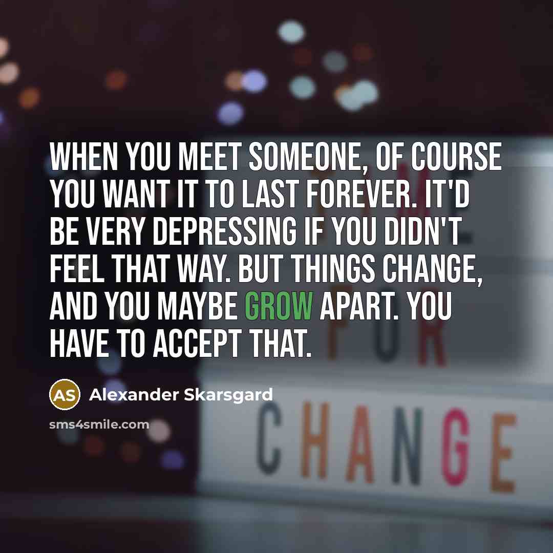 “When you meet someone, of course you want it to…” quote by Alexander Skarsgard