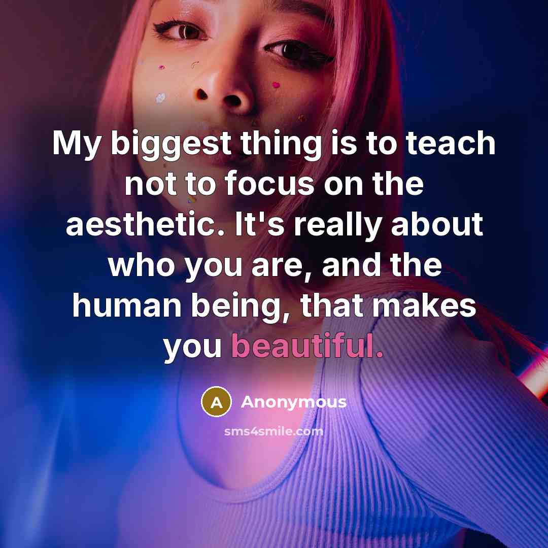 “My biggest thing is to teach not to focus on…” quote by Anonymous