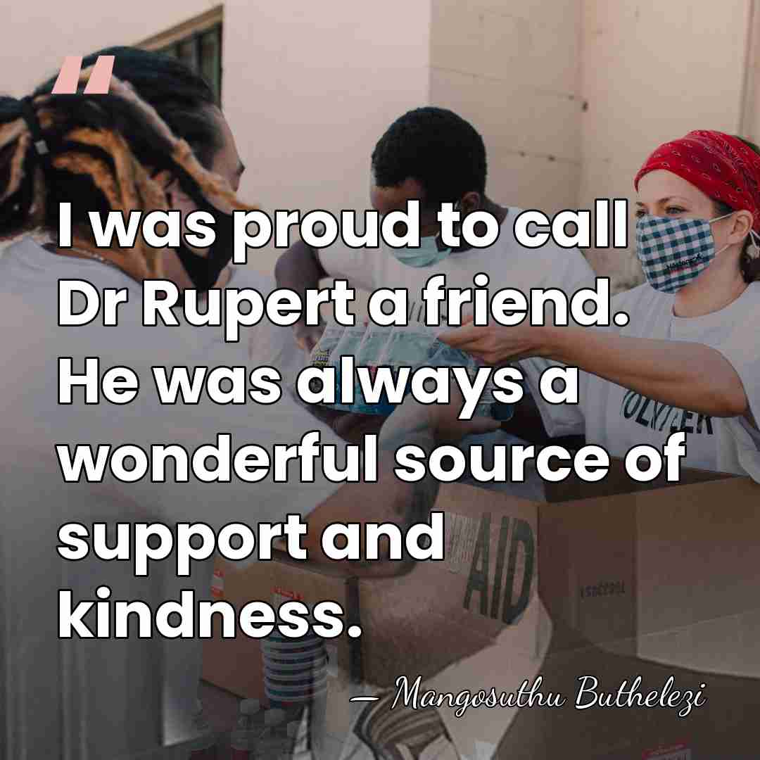 I was proud to call Dr Rupert a friend. He was always&hellip; - Mangosuthu Buthelezi