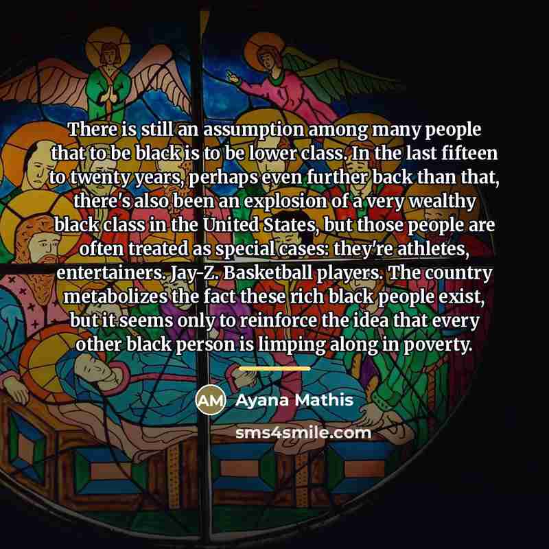 “There is still an assumption among many people that to…” quote by Ayana Mathis