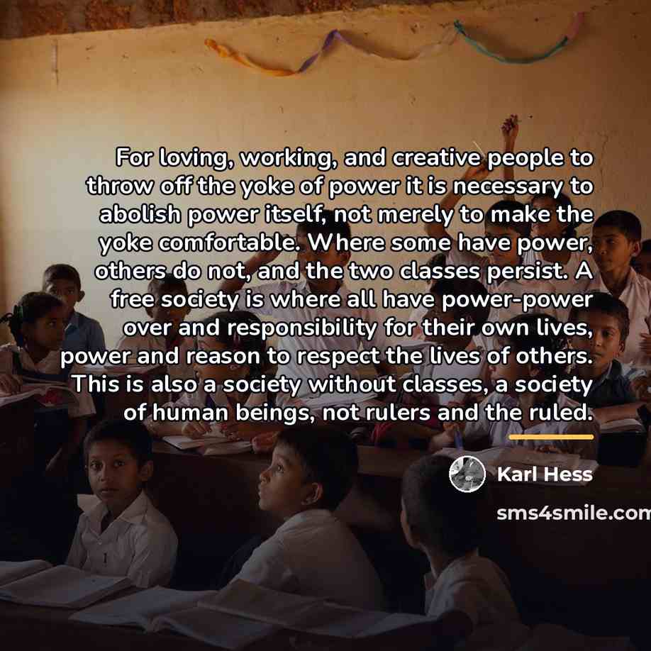 “For loving, working, and creative people to throw off the…” quote by Karl Hess