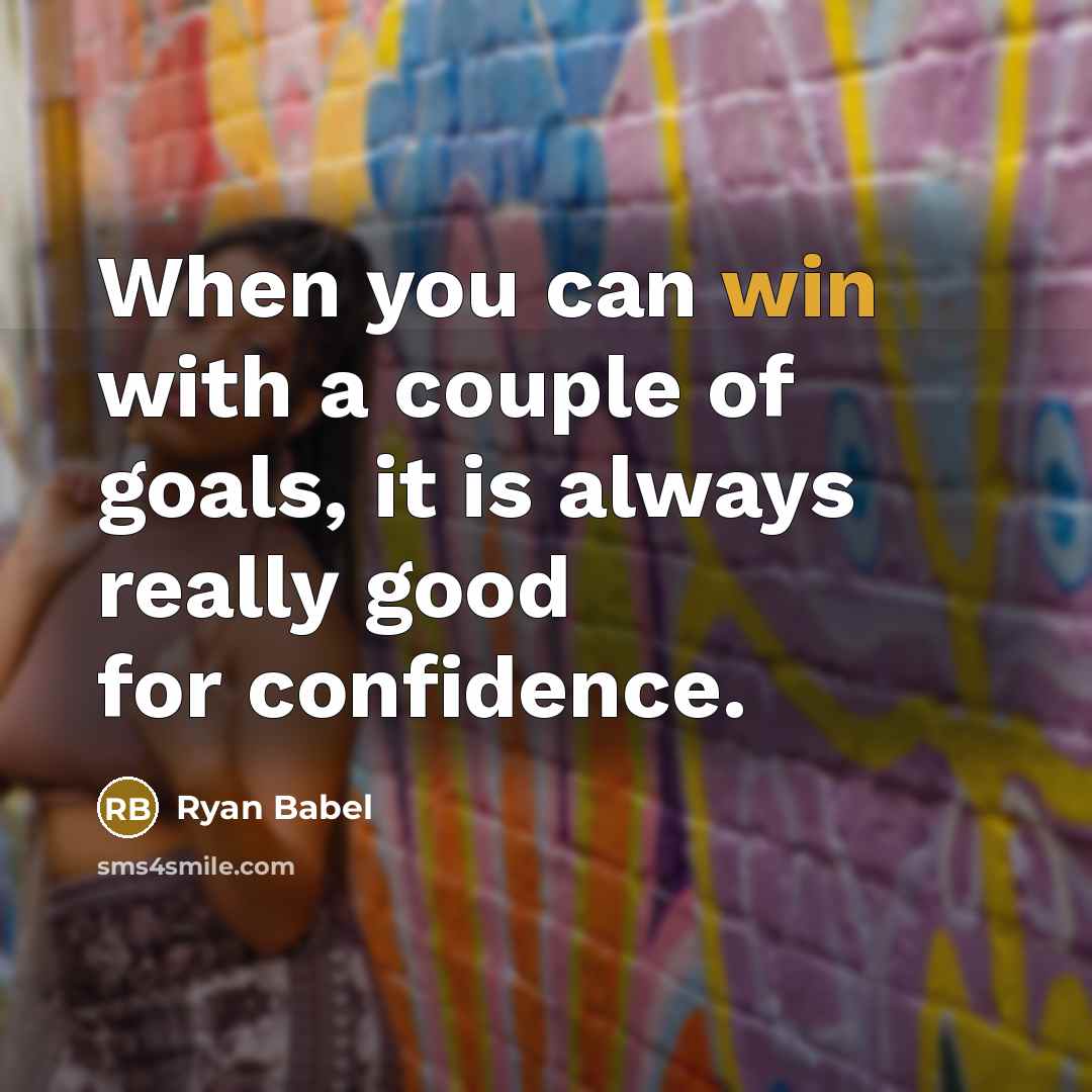 “When you can win with a couple of goals, it…” quote by Ryan Babel
