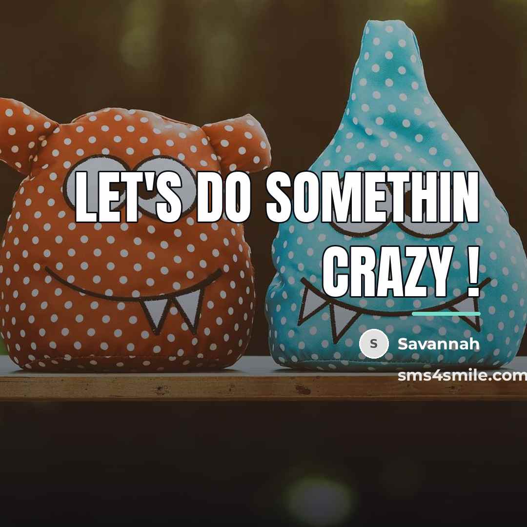 “Let's do somethin crazy !…” quote by Savannah