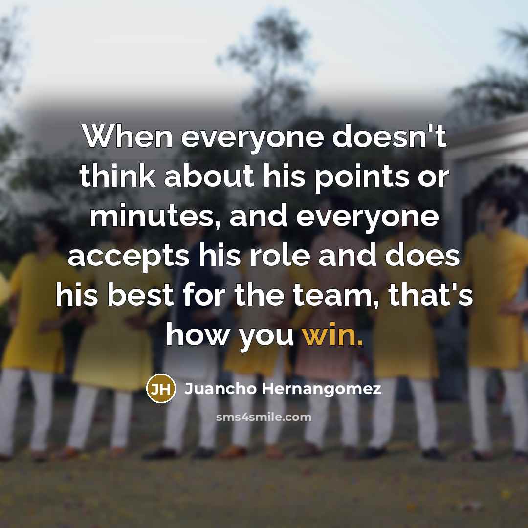“When everyone doesn't think about his points or minutes, and…” quote by Juancho Hernangomez