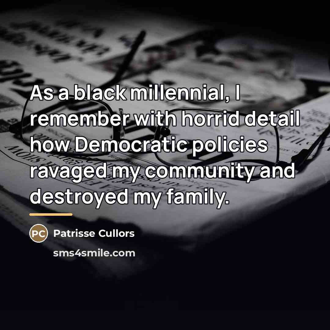 “As a black millennial, I remember with horrid detail how…” quote by Patrisse Cullors