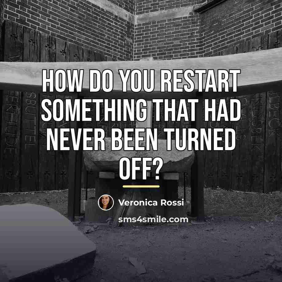“How do you restart something that had never been turned…” quote by Veronica Rossi