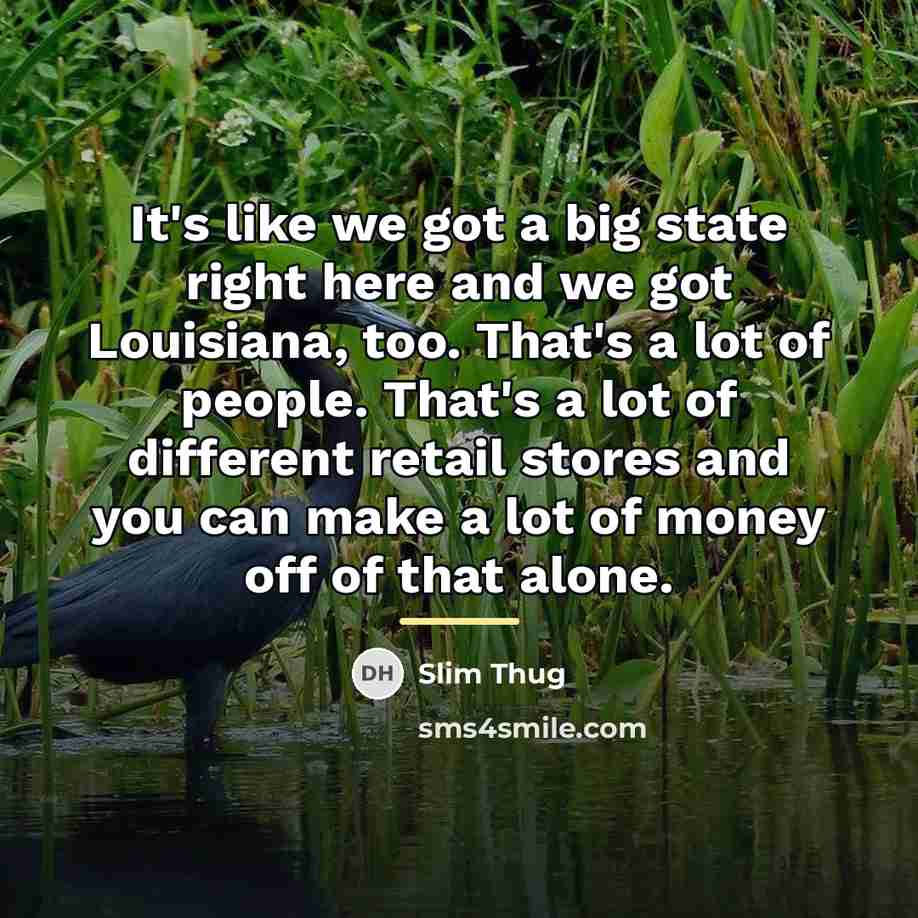 “It's like we got a big state right here and…” quote by Slim Thug