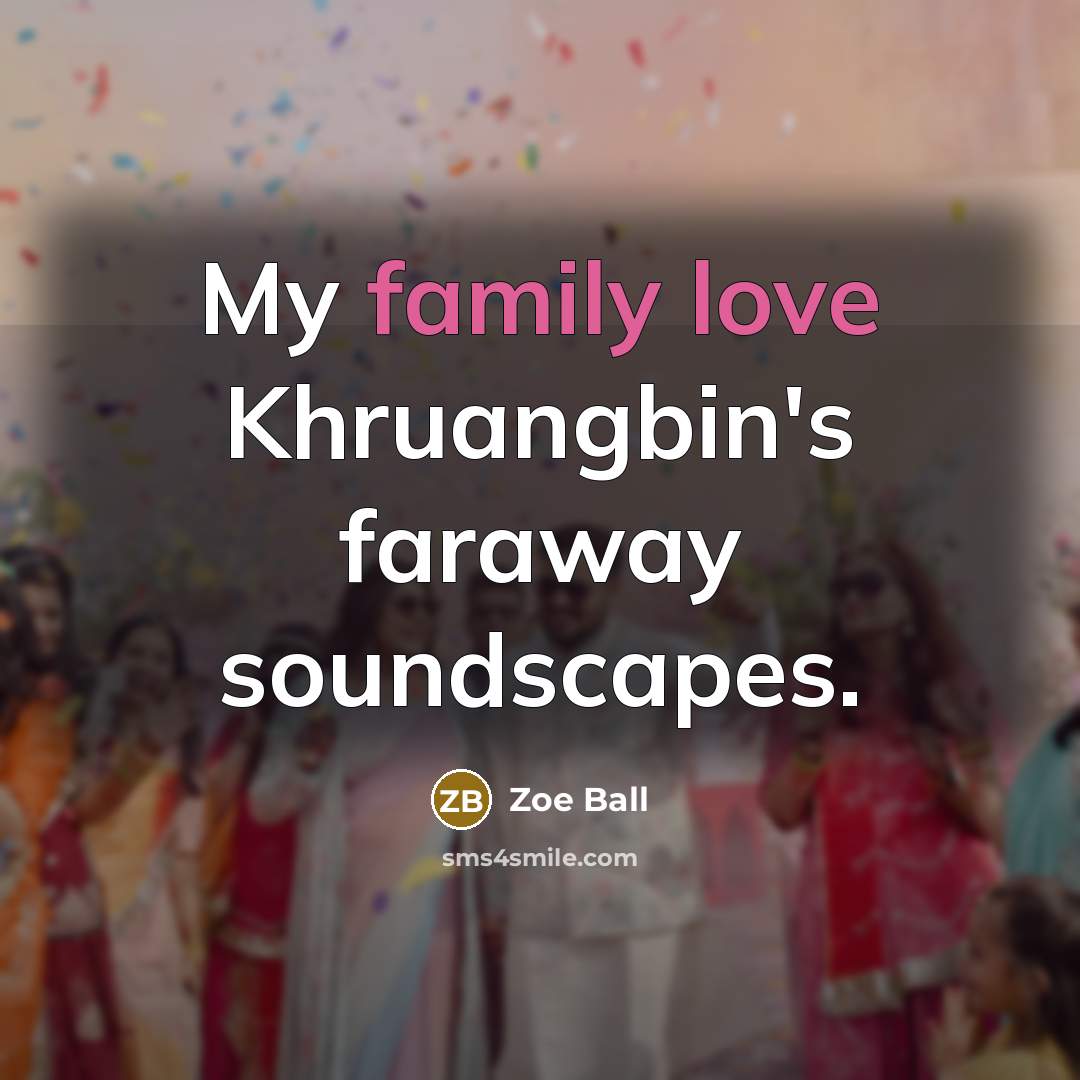 “My family love Khruangbin's faraway soundscapes.…” quote by Zoe Ball