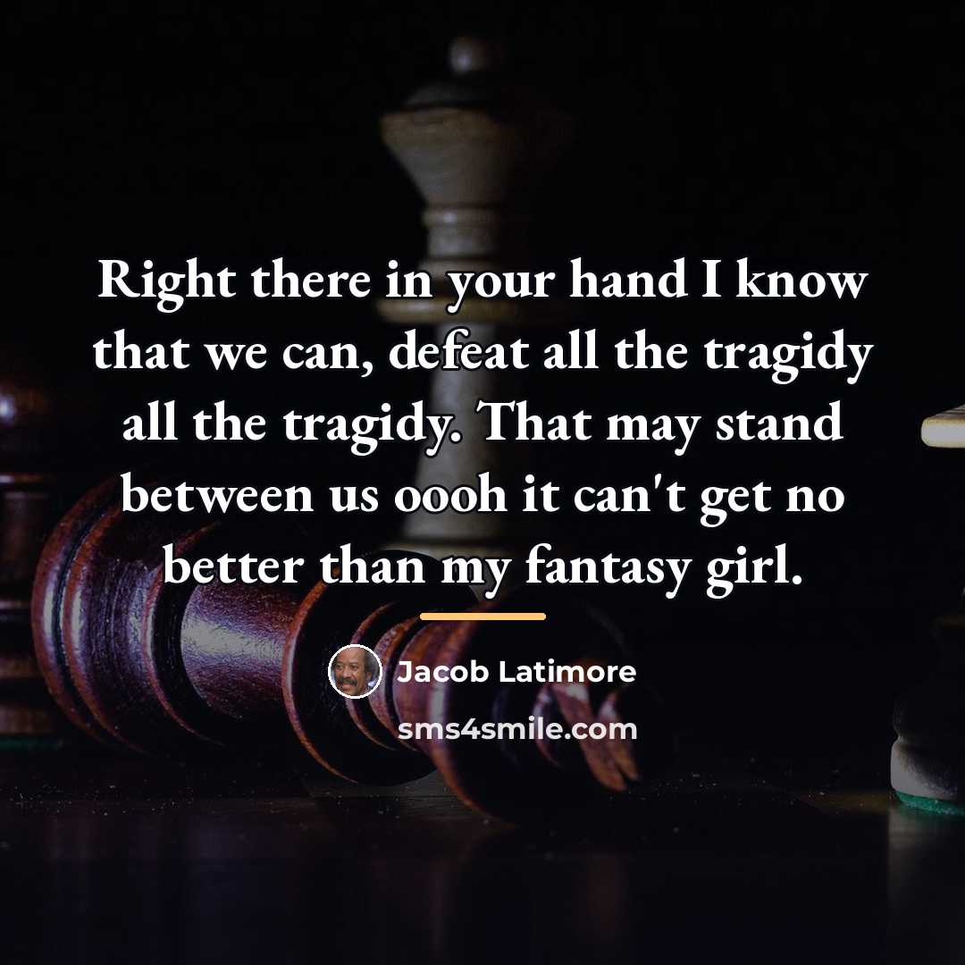 “Right there in your hand I know that we can,…” quote by Jacob Latimore