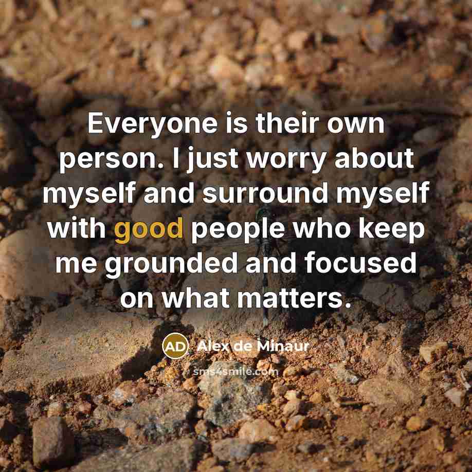 “Everyone is their own person. I just worry about myself…” quote by Alex de Minaur