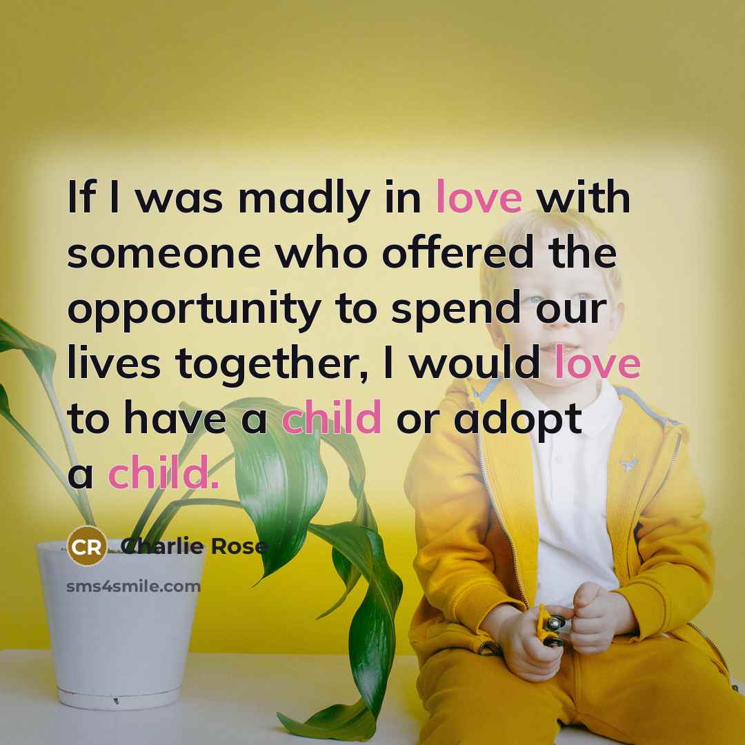 “If I was madly in love with someone who offered…” quote by Charlie Rose
