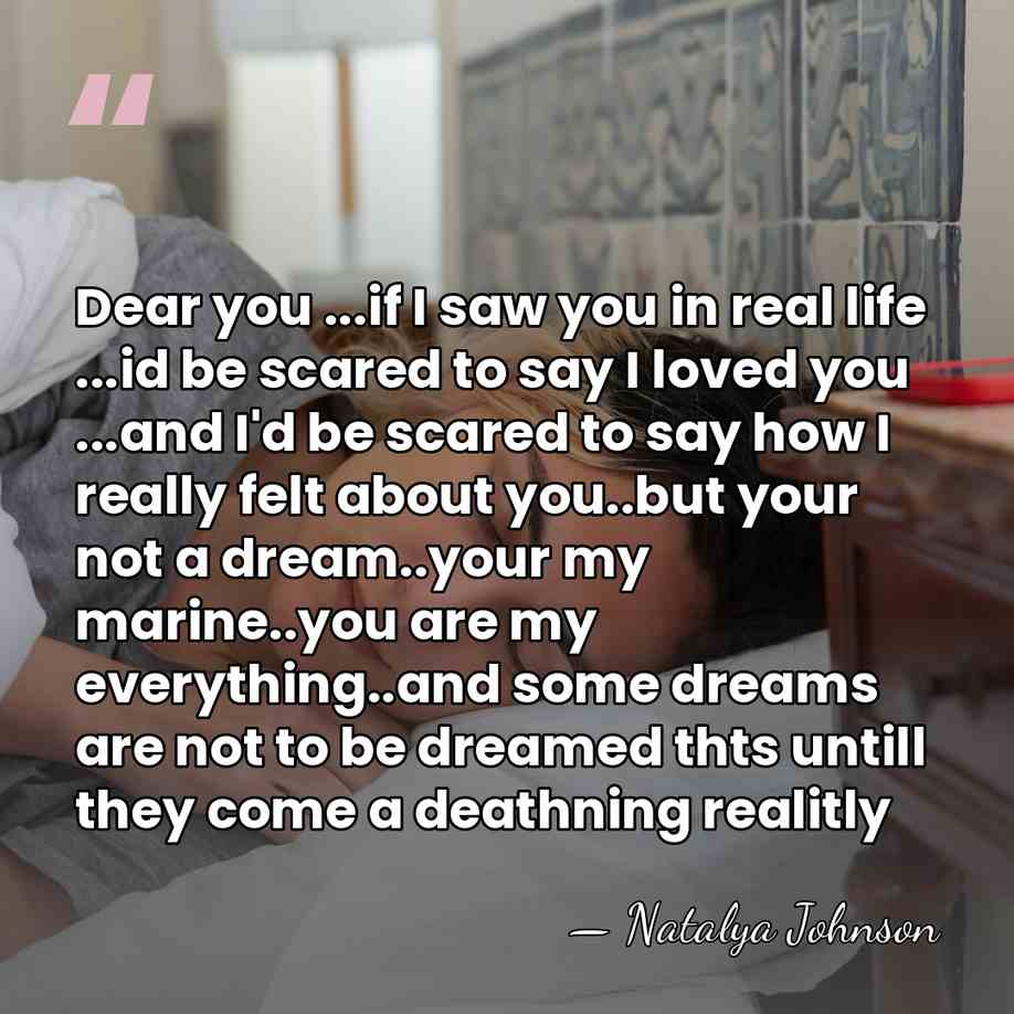 Dear you ...if I saw you in real life ...id be scared&hellip; - Natalya Johnson