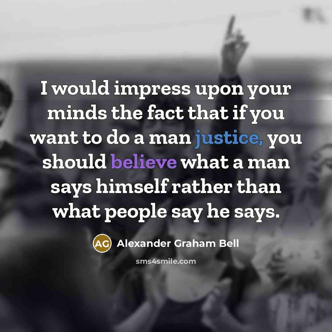 “I would impress upon your minds the fact that if…” quote by Alexander Graham Bell