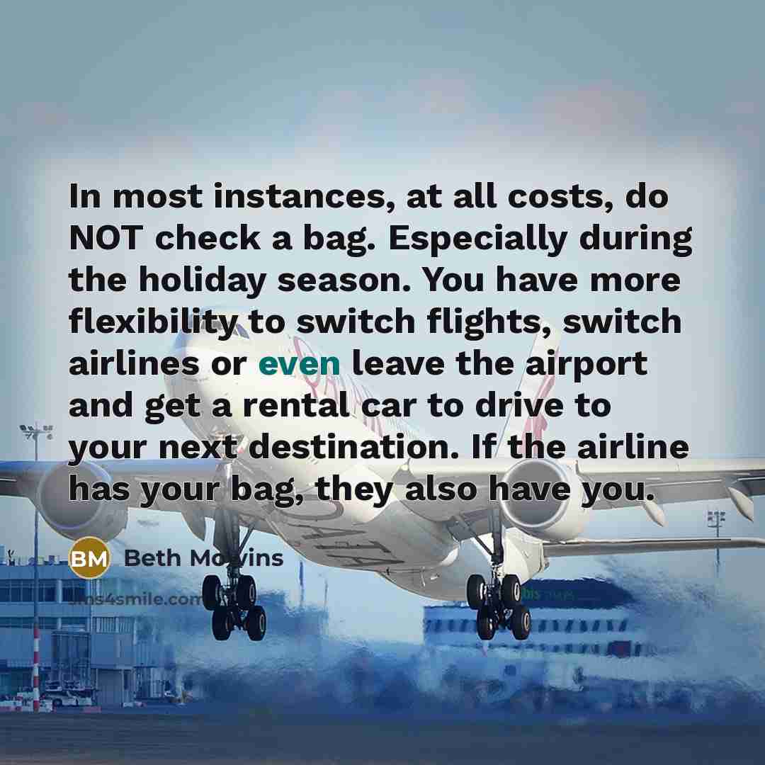 “In most instances, at all costs, do NOT check a…” quote by Beth Mowins