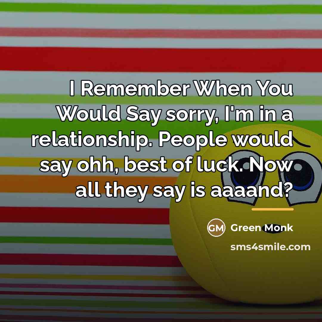 “I Remember When You Would Say sorry, I'm in a…” quote by Green Monk