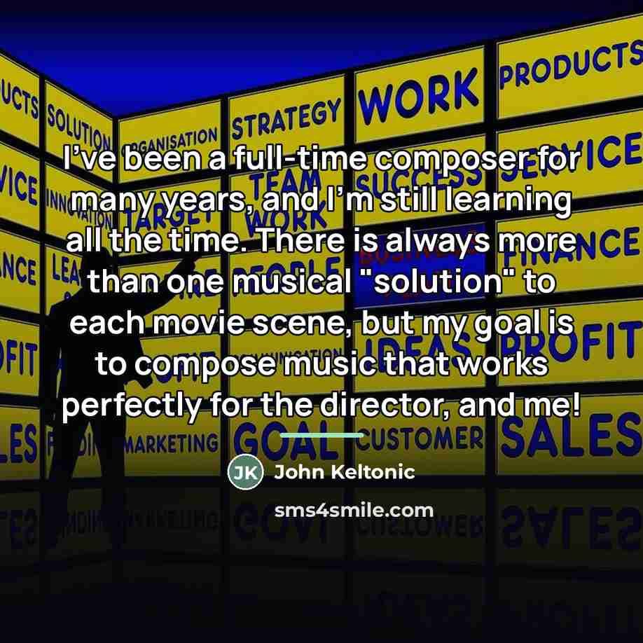 “I've been a full-time composer for many years, and I'm…” quote by John Keltonic