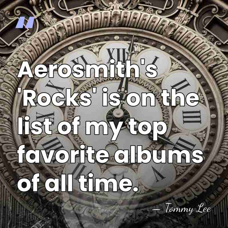 Aerosmith's 'Rocks' is on the list of my top favorite albums of&hellip; - Tommy Lee
