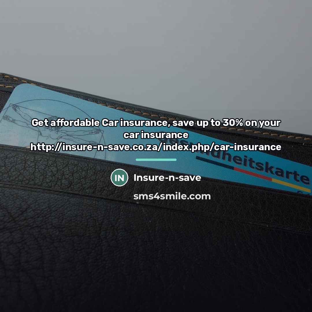 “Get affordable Car insurance, save up to 30% on your…” quote by Anonymous