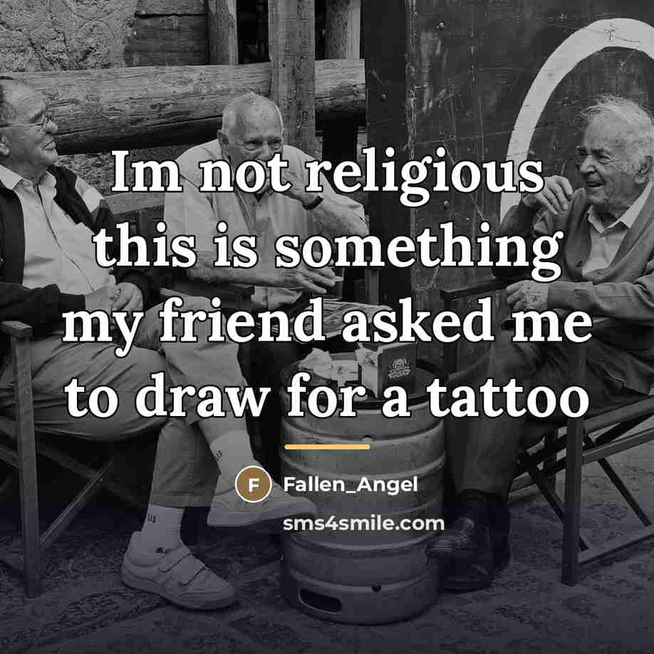 “Im not religious this is something my friend asked me…” quote by Fallen_Angel