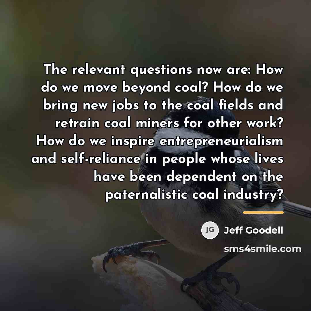 “The relevant questions now are: How do we move beyond…” quote by Jeff Goodell
