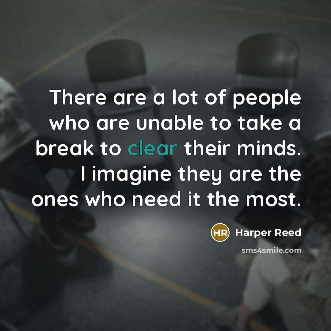 “There are a lot of people who are unable to…” quote by Harper Reed