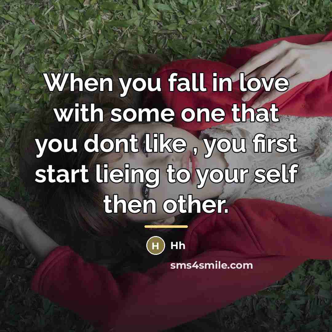 “When you fall in love with some one that you…” quote by Hh