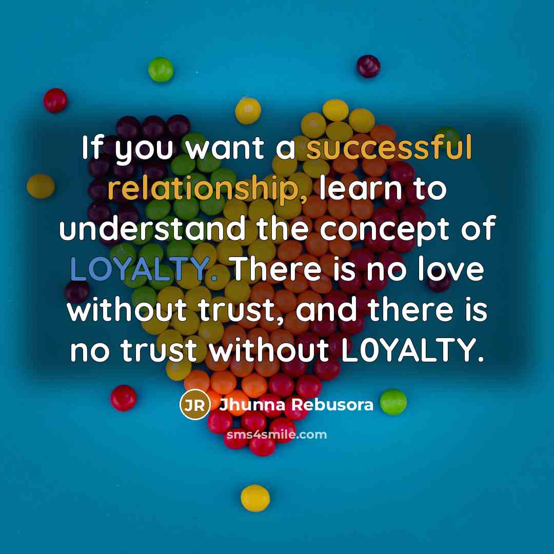 “If you want a successful relationship, learn to understand the…” quote by Jhunna Rebusora