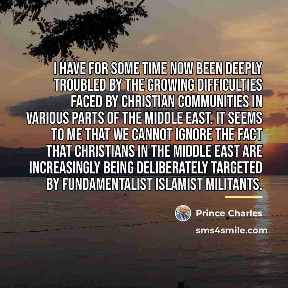 “I have for some time now been deeply troubled by…” quote by Prince Charles