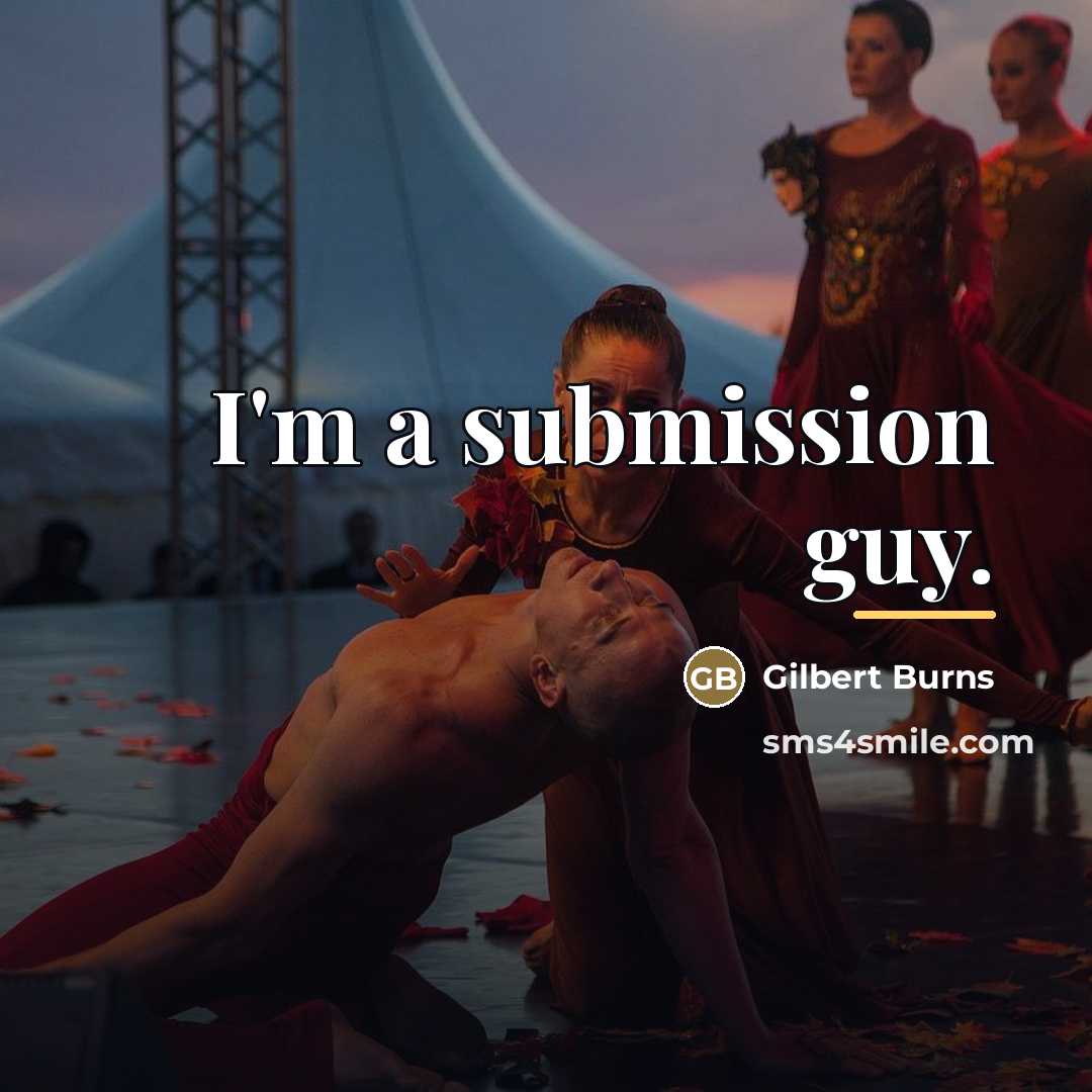 “I'm a submission guy.…” quote by Gilbert Burns