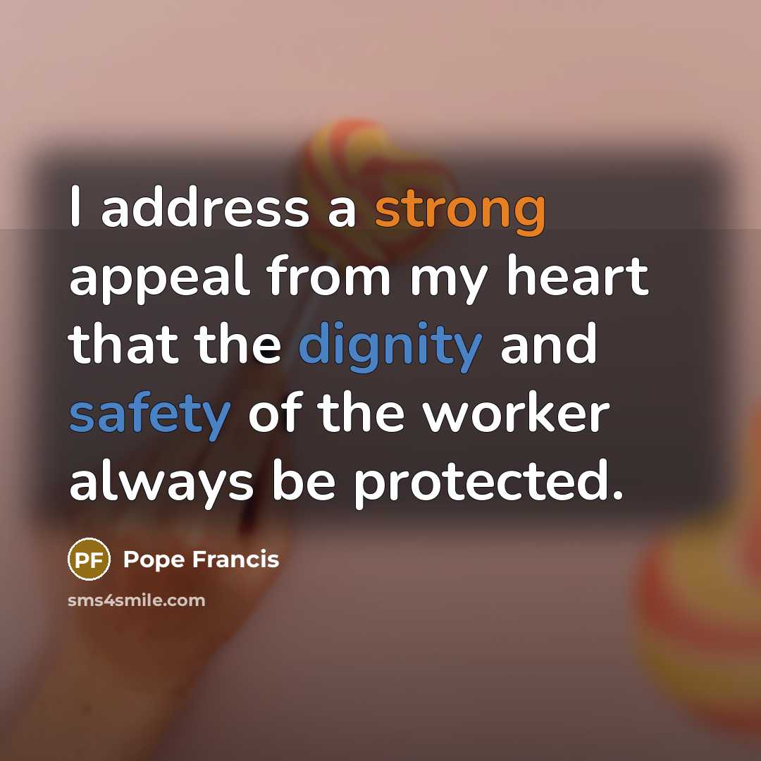“I address a strong appeal from my heart that the…” quote by Pope Francis
