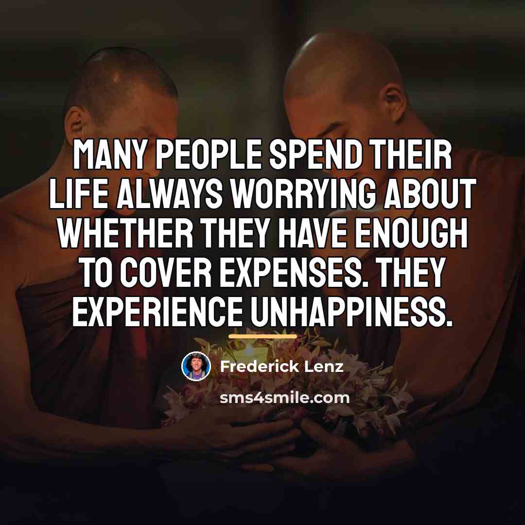 “Many people spend their life always worrying about whether they…” quote by Frederick Lenz